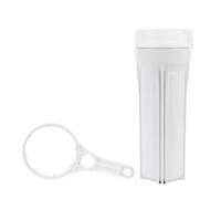 RO Housing Kit 1/4 Inch | Replacement Housing with Wrench for 10 Inch RO Systems | Compatible with Standard 2.5x10 Inch Cartridges