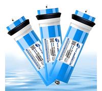 RO Membrane Reverse Osmosis Membrane 100/200/300/400/600 GPD Replacement Water Filters, Fits Under Sink RO Drinking Water Purifier System (3012-400 GPD, 3 Pack)