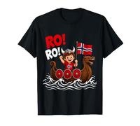 Ro Ro Norwegian Viking Dragon Longship T-Shirt