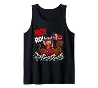 Ro Ro Norwegian Viking Dragon Longship Tank Top