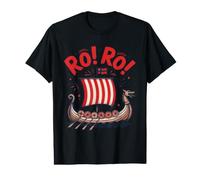 Ro Ro Norwegian Viking Ship Scandinavian Culture Value Graphic T-Shirt