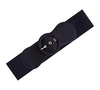 Ro Rox 1950's Belt Retro Vintage Rockabilly Elasticated Suedette Waist Cincher - Navy (L)