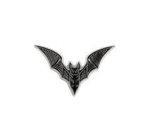 Ro Rox Bat Character Gothic Badge Pin Black Cartoon Vampire