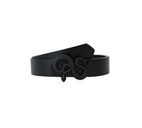 Ro Rox Belt Faux Leather Black Snake Buckle Punk Mythical Legendary