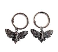 Ro Rox Death Moth Boot Charms Insect Alloy Buckle Shoe Gothic Pendant Accessory