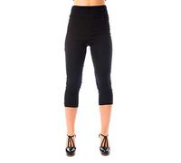 Ro Rox Ella Capri Pants Pedal Pushers Rockabilly Vintage Pinup Retro 1950's Trousers - Black (L)