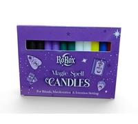 Ro Rox Magic Multicoloured Spell Candles, Unscented, Pack of 12