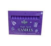 Ro Rox Magic Purple Spell Candles, Unscented Ritual Candles, Pack of 12