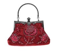 Ro Rox Marie Clutch Bag 1920s Peaky Blinders Beaded Vintage Elegant Purse