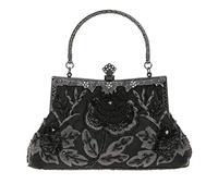 Ro Rox Marie Clutch Bag 1920s Peaky Blinders Beaded Vintage Elegant Purse