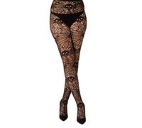 Ro Rox Pamela Mann Skull and Web Net Tights, Black, UK 16-18
