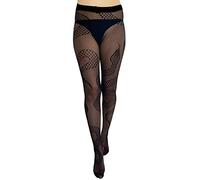 Ro Rox Pamela Mann Snake Net Tights, Black, UK 16-18