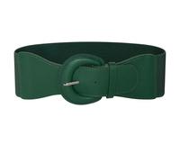 Ro Rox Raya Elasticated Nurse Belt Stretch Wide 50's Retro Vintage Waist Cincher, Green, L