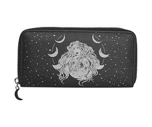 Ro Rox Selene Wallet Moon Phase Goddess Witchcraft Wicca Goth Faux Leather Purse