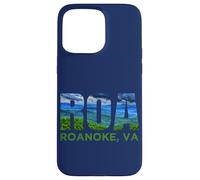 ROA Roanoke Virginia Blue Ridge Mountains Skyline Souvenir Case for iPhone 15 Pro Max