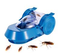 Roach Trap Indoor Reusable Cockroach Trap with Bait, Safe Inescapable Physical Roach Killer for Kitchen Bathroom Cupboard, Ant & Insect Control PVC Design
