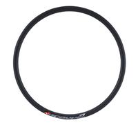 Road 700 gravel black 32h rim. Tubeless ready double wall disc profile 28mm - 62