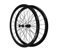 Road 700C Wheelset Sealed Ball Bearings 40mm Black Ultra Light Aluminum Alloy Wheels 11 Speed 1890g, Y20-C21