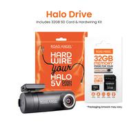 Road Angel Halo Drive Deluxe 1440p Dash Cam inc 32GB MicroSD Card &