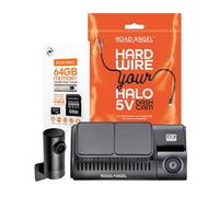 Road Angel Halo Edge Dual 4K UHD Car Camera Dash Cam Front and Rear - Dashcam Front and Rear Camera - Dashcams for Cars - Car on-dash mounted Cameras
