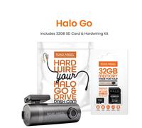Road Angel Halo Go Dashcam, SD Card & Hardwiring Bundle