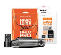 Road Angel Halo Pro Deluxe 2K Dual Front & Rear Dash Cam 64GB Micr