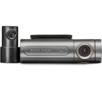 Road Angel Halo Pro Deluxe Quad HD Front & Full HD Rear Dash Cam with SD card & Hardwiring Kit - Black, Black