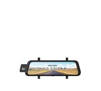 Road Angel Halo Vision 3 4K Mirror Dash Cam Front and Rear - Rear View Mirror Dash Cam with integrated 10 inch LCD touchscreen - Reversing Rearview Dashcam Camera