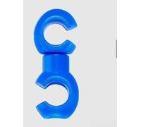 Road Bicycle Cable Management Clips S-Type Fastener for Shift Lines - Flexible Wire Tidy Solution White 20mm(Blue 10 pcspack)
