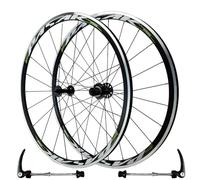 Road Bike 700C Wheelset, 20/24 Holes Front 2 And Rear 4 Bearings C/V Brake Double Wall Alloy Rims Quick Release 7/8/9/10/11/12 Speed