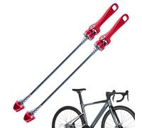 Road Bike Axle, 1 Pair Quick Release for Bicycles with Quick Release, High-Strength Precision Manufactured Smooth Bicycle Components for Easy Maintenance and Repair