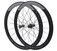 Road Bike Carbon Wheels 700C 30/40/50mm Double Layer Bike Rim Aluminum Alloy Quick Release C/V/Rim-Brake Bike Wheels 7-12 Speed Wheelsets(Silver_50mm)