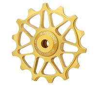 Road Bike Ceramic Pulley Rear Derailleur 12T/14T Guide Bearing Jockey Wheel 14T Gold