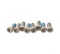 Road Bike Chainring Crank Bolts 8pcs Compatible with For Sram For Rival For AXS Red 12 Speed Crankset Stainless Steel Bicycle Crank Screws Installation with T20 Wrench