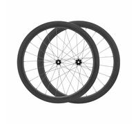Road Bike Clincher Wheelset 700c Wind-breaking Wheels 38/42/45/50mm Carbon Rim Thru Axle Front 12 * 100mm Rear 12 * 142mm Center Lock Disc Brake 8/9/10/11/12 Speed Cassette(50mm)