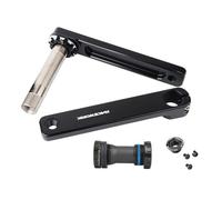 Road Bike Crankset 48/50/52T Direct-Mount Chainring 170cm Aluminium Alloy Bicycle Arm Crank Arm Set for 10/11/12 Speeds Road Folding Bike(Black,170mm+BB)