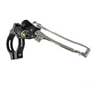 Road Bike Front Derailleur 2x7-11 Speed Pull-Down Type With 31.8mm/34.9mm Clamp Adapter For Max 56T Chainring And Under 34T Cassette(34.9mm clamp)