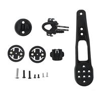 Road Bike Handlebar Computer Mount Compatible for Canyon-H31 CP10 CP20, for Garmin, for Bryton, Nylon Black Cycling Holder with Bases, Light Mount and Rubber Band for Bicycle Electronics