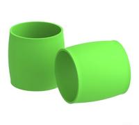 Road Bike Handlebar Tape Fixed Rings with Silicone Elasticity for Stable and Tight Handlebar End Wrapping in Various Cycling Conditions (Green)