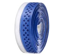 Band For Handlebar Of Road VELO Leather Synthetic (PU) Perforated Blue/White