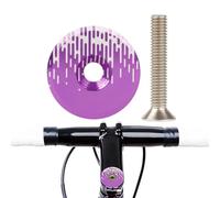 Road Bike Head Cover - Aluminum Alloy Front Fork Topper, Compact Upgrade Part | Sleek Performance Cycling Hardware for Commuterr Race Track Trail Ride Downhill Gear Gravel Tour Adventure Sprint Use
