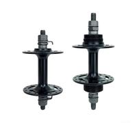 Road Bike Hub Set 36H Black Red Hex Nut Lock