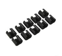 Road Bike Hydraulic Disc Brake Cable Guide Hose Frame Fixture 10pcs ABS Plastic 4mm Pack for Efficient Brake Line Organization and Enhanced Cycling Safety