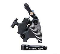 Road Bike Hydraulic Disc Brake Flat Mount Caliper Set, Road/Gravel Bike Hydraulic Disc Brake Caliper Set, With 140/160mm Brake Rotors For Front Rear Bicycle Braking System (Rear)