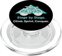 Road Bike Racing - Climb. Sprint. Conquer. PopSockets PopGrip for MagSafe