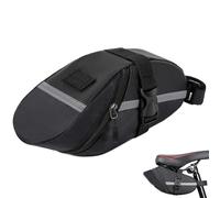 Road Bike Saddle Bag Oxford Cloth Material Waterproof Reflective Strips | Bicycle Tool Bag Oxford Cloth for Cycling Lover Foldable Bike Mountain Road Bikes