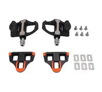 Road Bike Self Locking Pedals with Adjustable Lock Plates, Engineering Plastics, 2 Pieces - Durable Construction, Stable Power Transfer, Comfortable Ride