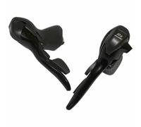 Road bike shift lever Microshift 9-speed triple aluminum black (pair) compatible