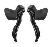 Road Bike Shifters 2X7/2X8/2X9/2X10/2X11 Speed Shifter Lever Brake Road Bike Front and Rear Derailleur Brake Lever with Cable Compatible for Shimano (2x10s Qvantvm: Compatible R4700)