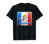 ROAD BIKE SIGN LEADING TO FRANCE T-Shirt